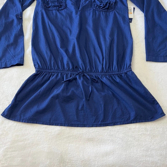 Splendid Navy Blue Swim Coverup - Picture 11 of 16